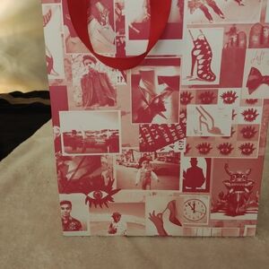 Christian Louboutin Red and White Collage Tote